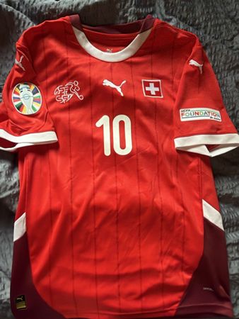 Schweiz 2024 Heimtrikot - Xhaka 10