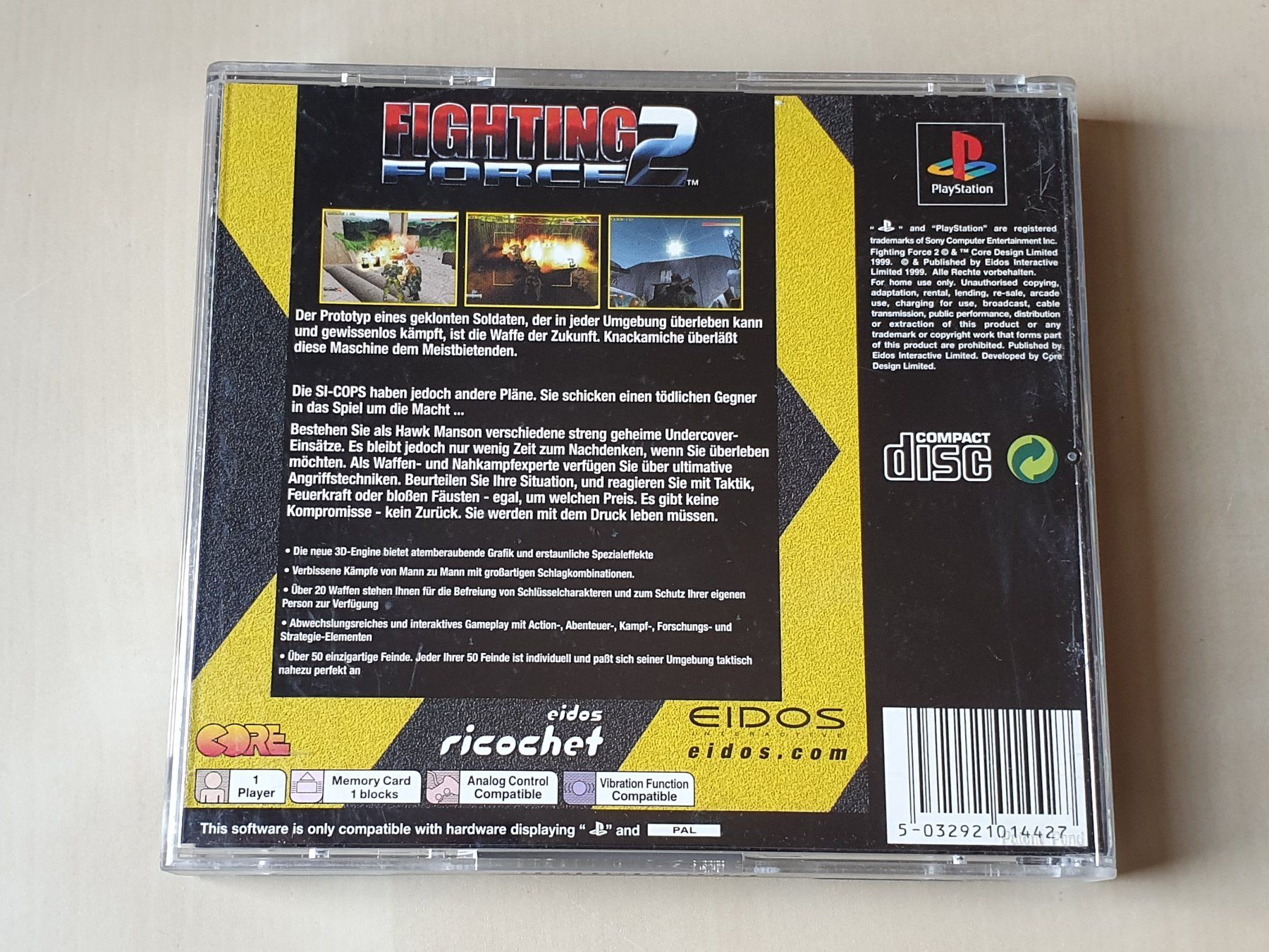 Sony Spiele: Fighting Force 2 – Gebraucht aus Stansstad von collectorsshop 1
