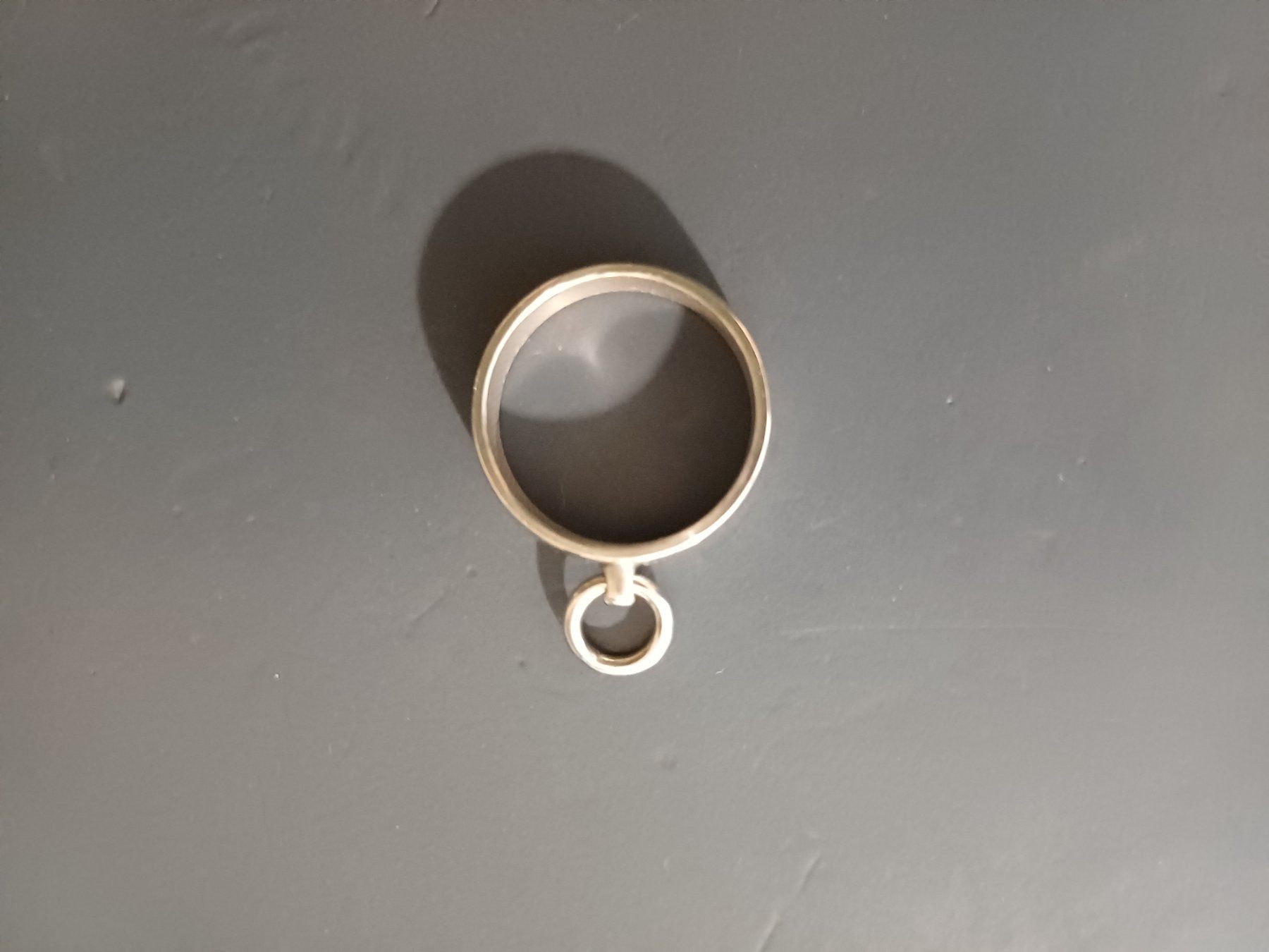Anelli: Fingerring der O, Stahl. 20mm – Usato da Zürich venduto da Atad