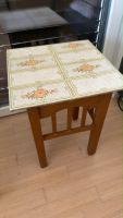 vintage tile-top side tables (70's/80's)
