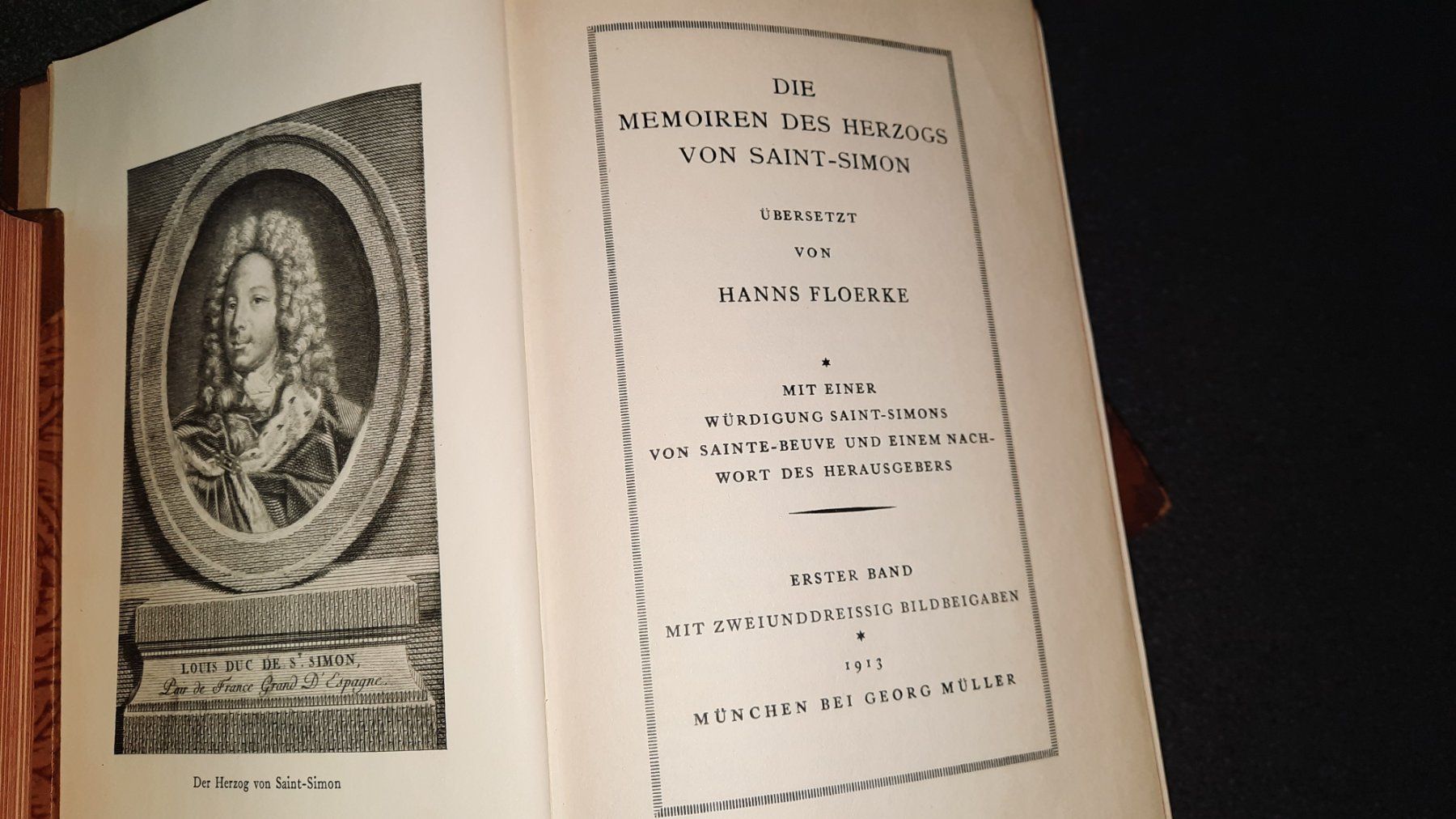 Libri: DIE MEMOIREN  DES HERZOGS SAINT SIMON – Usato da zürich venduto da gabab 2