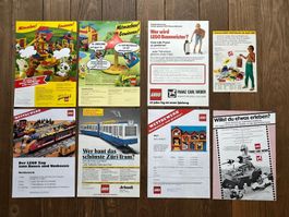 Alte Prospekte: Lego Wettbewerbe aus den 80er Jahren