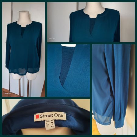 ***STREET ONE*** Blusenshirt Gr 42 petrol