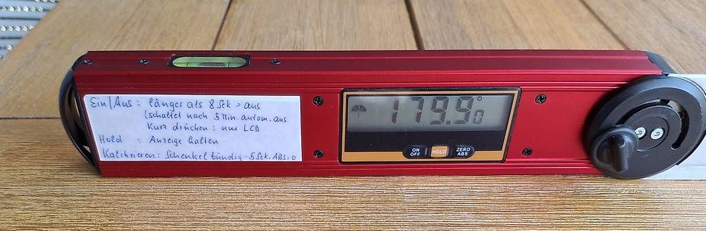 Misurare: Digitaler Winkelmesser Toolbox mit LCD Anzeige – Usato da Rüti ZH venduto da Liliane_market 7