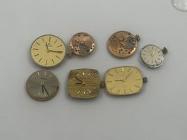 Armbanduhr Werke (Omega, Alpina, Certina)