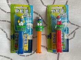 3 PEZ Schlümpfe