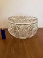 Handgeschliffener Blei Kristall Glasschale Schale Ø 23cm 💎✨