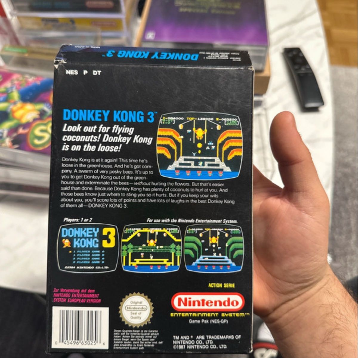 Nintendo Giochi: Donkey Kong 3 OVP – Usato da Taverne venduto da Niko-Bellic 1