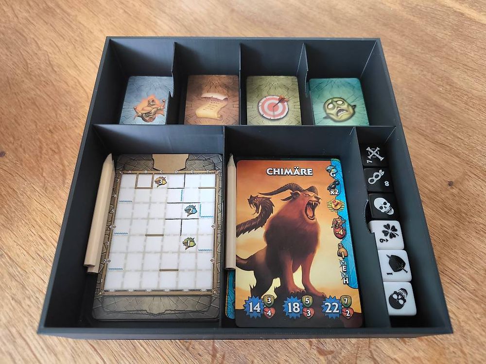 Inlay / Organizer für Paper Dungeons (Neu (gemäss Beschreibung)) in ...