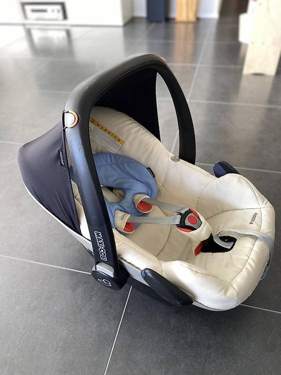 Maxi-Cosi Sièges auto: Maxi Cosi Pebble, weiss – D'occasion à Täuffelen par marco_bern