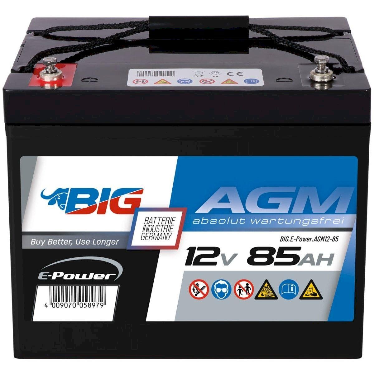 Batteries: BIG E-Power AGM 12V 85Ah – Neuf avec emballage d'origine à Bottighofen par zaap