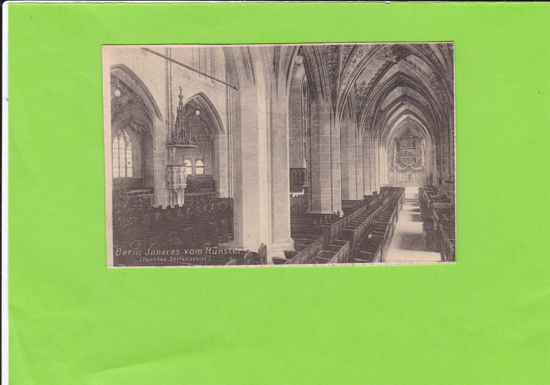 Cartoline postali: Bern-Inneres vom Münster – Usato da St. Peterzell venduto da neckertal