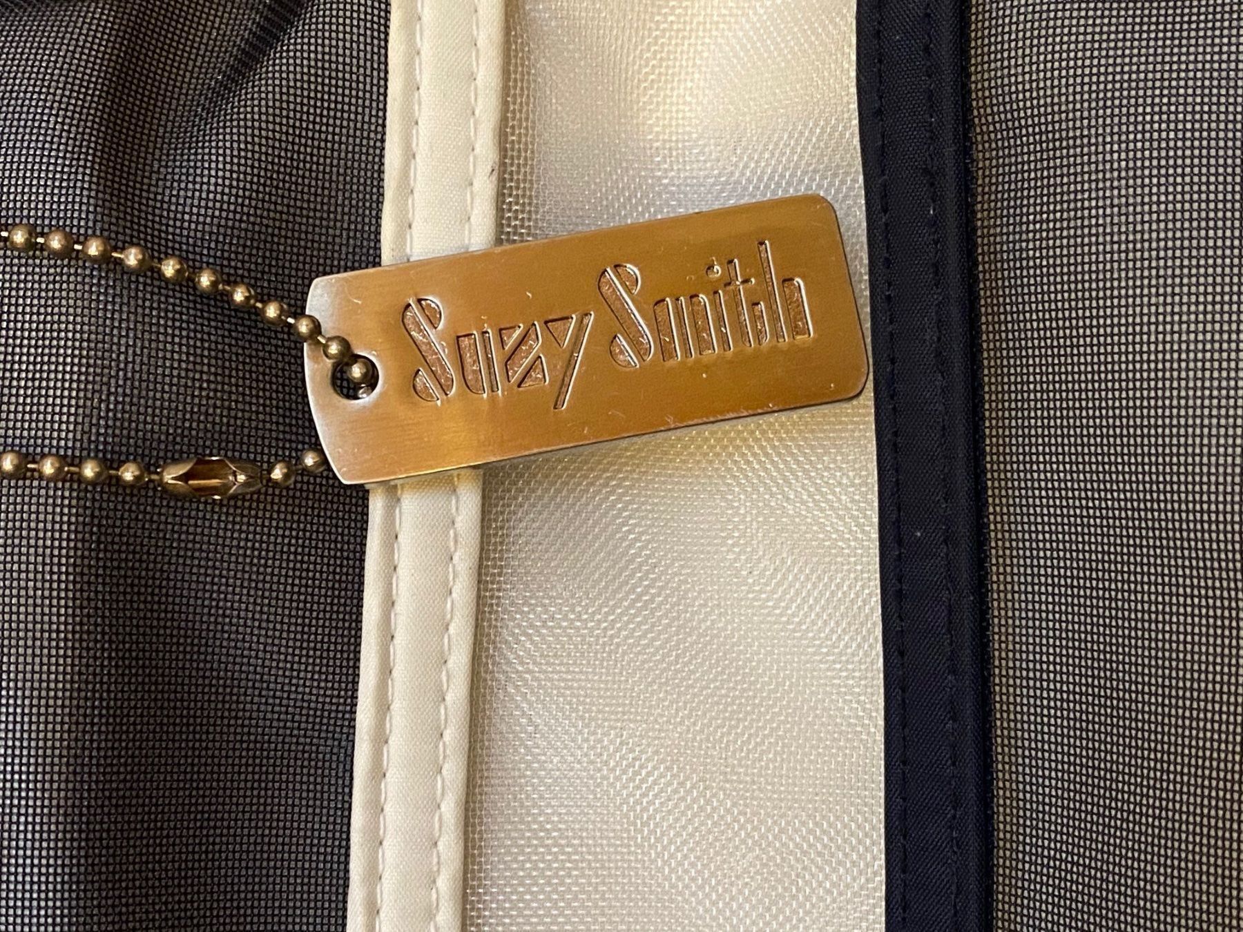 Borse da donna: Beau sac 'Susy Smith' bleu et blanc – Nuovo (secondo la descrizione) da Grund b. Gstaad venduto da PlageNeige 1