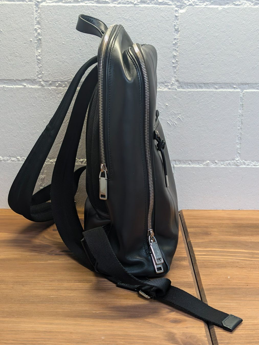 Bally Zaini: Bally DEVION Leder-Rucksack schwarz, 2 Haupt-Fächer – Usato da Uetikon am See venduto da Hobbes23 3