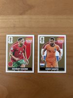 Panini Extra Sticker Achraf Hakimi & Cody Gakpo WM 2026 Gold