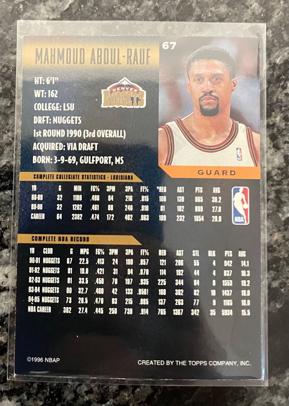 Nba Carte collezionabili: NBA Mahmoud Abdul Rauf Private Issue Card – Nuovo (secondo la descrizione) da Muttenz venduto da joba23 1