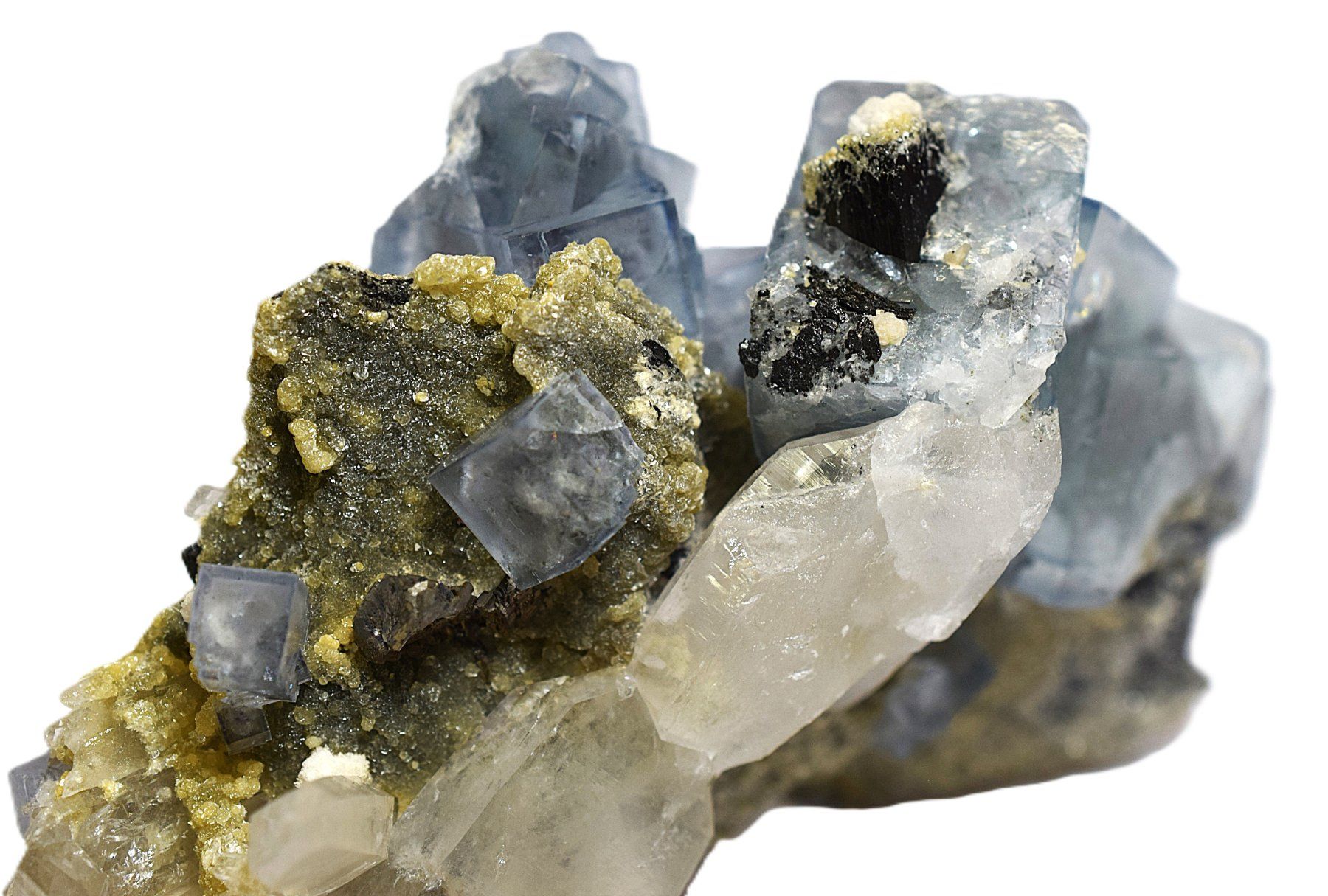 Minéraux & Lithothérapie: Fluorit mit Bergkristall aus China – Neuf (Voir description) à Grabs par Fadenquarz 5