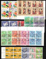 Schweiz 1988, Diverse Serien im 4er-Block mit ET-ʘ