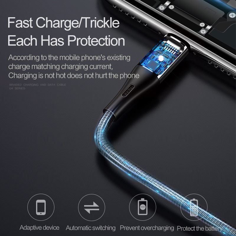Cavi: USAMS Lightning USB Kabel iPhone 1.2m – Nuovo (secondo la descrizione) da Zürich venduto da shop-247 1