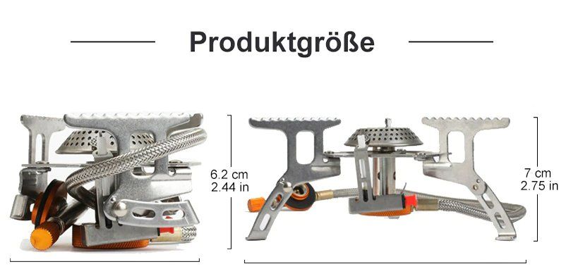 Veicoli da campeggio: Campingkocher mit Adapter, faltbar – Nuovo e nell'imballaggio originale da Niederwil SG venduto da kaseopeia 5
