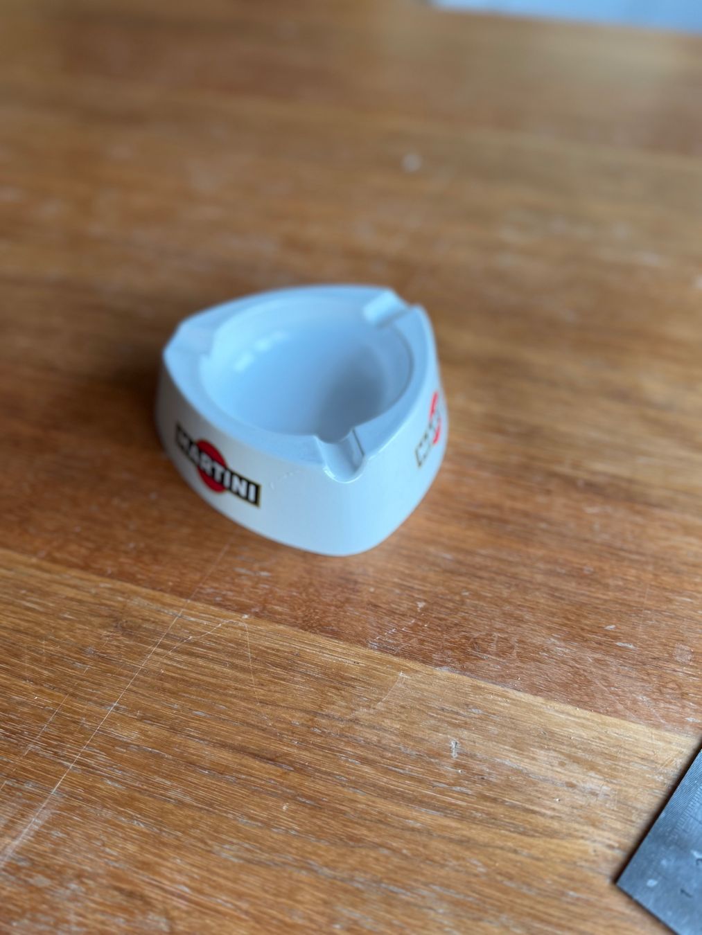 Portacenere: Cendrier vintage Martini blanc – Usato da Genève venduto da math_cedra 1
