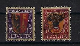 Pro Juventute 1918 gestempelt    14831