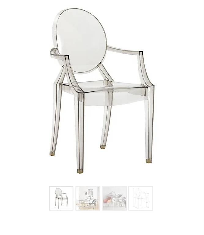 Sedie: Kartell Essstuhl Louis Ghost – Usato da binningen venduto da jujurusek
