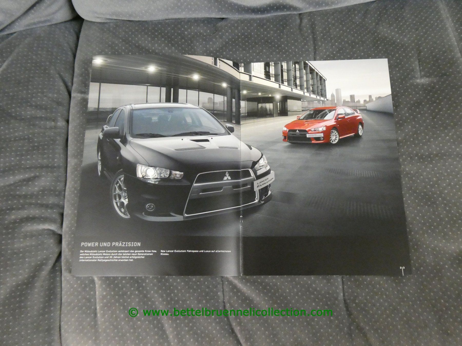 Mitsubishi Documenti: Mitsubishi Lancer Evolution Prospekt – Usato da Weingarten-Kalth venduto da Bettelbruenneli 1