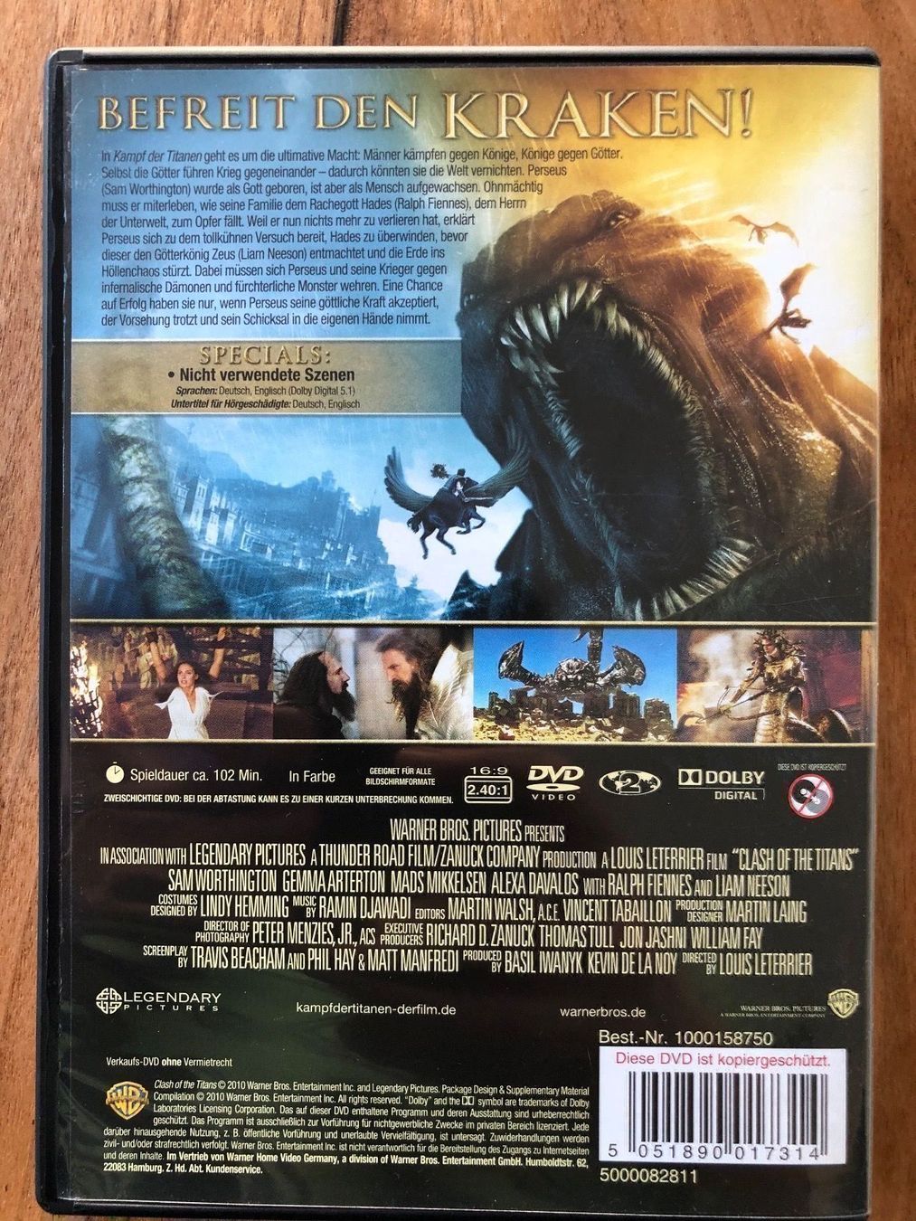 Alle DVDs: DVD Kampf der Titanen – Gebraucht aus Belp von brb66 1