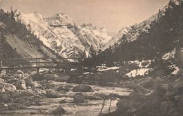 Schweizerischer Nationalpark Val Cluozza (GR) Alpenbrücke