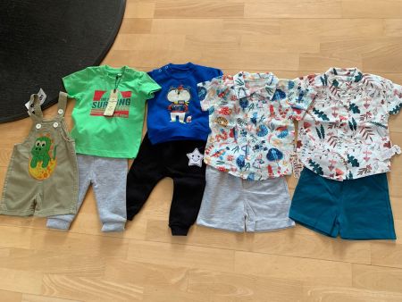 9 tl. Kleiderpaket Gr. 68 (6 Monate), Neu, Restposten