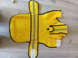 Gelber Regenmantel für Hunde, Grösse S - Top Zustand!