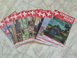 Militärzeitschrift Schweizer Soldat 18 Ausgaben 2024/2025