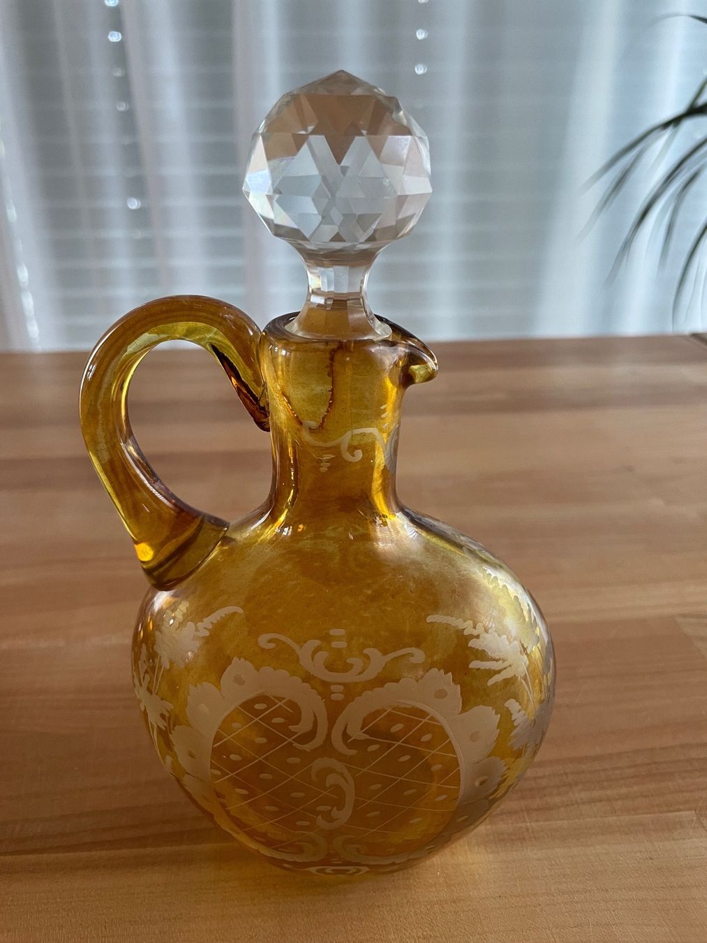 Karaffen: Flasche mit Gläser / Kristallglas / antik – Defekt aus Rümlang von euqinom16 2