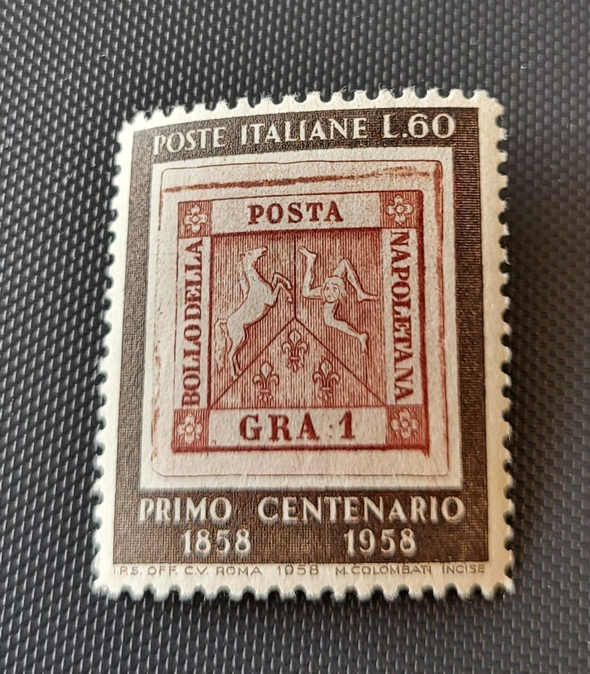 Tutti i francobolli: Italien 1958 briefmarke – Usato da St Gallen venduto da Stampsalshobby