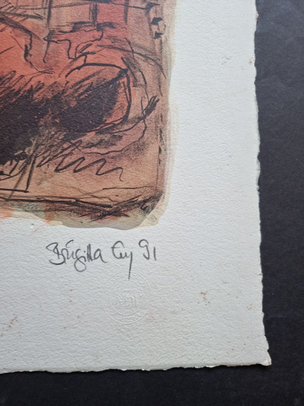 Arts picturaux & lithographies: Brigitta ENZ  LITHOGRAPHIE SIGNIERT NUMMERIERT – D'occasion à Gersau par grafik-kunst 5