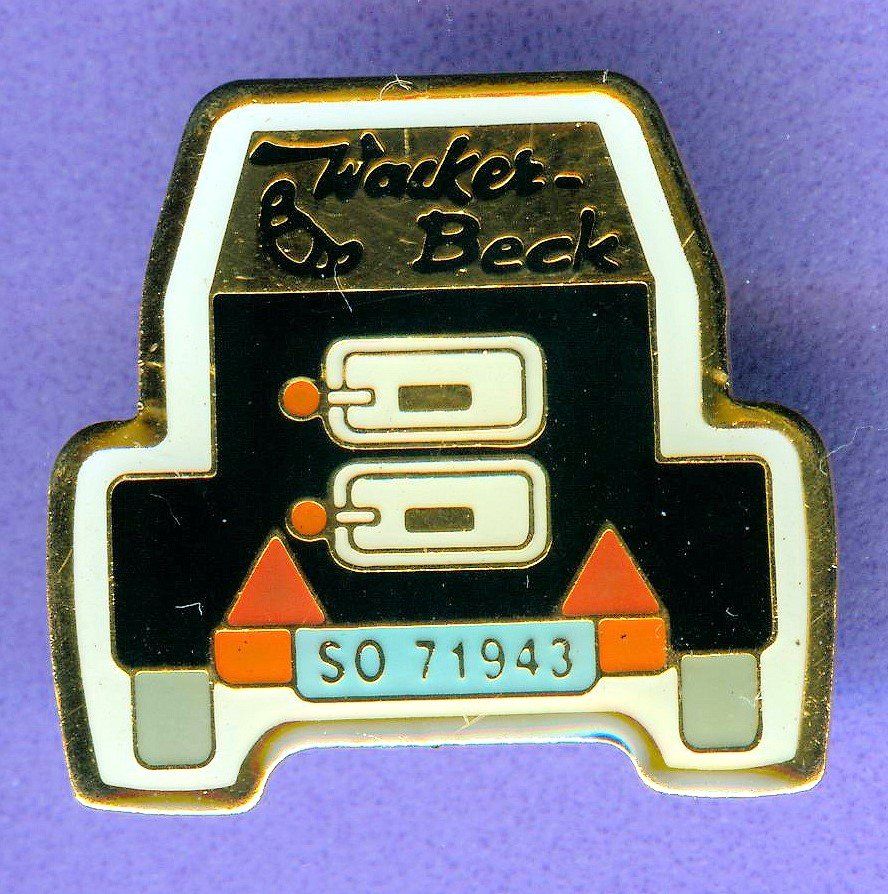 Placchette & Badge: Wacker  Beck – Usato da Winterthur venduto da Sammleroase