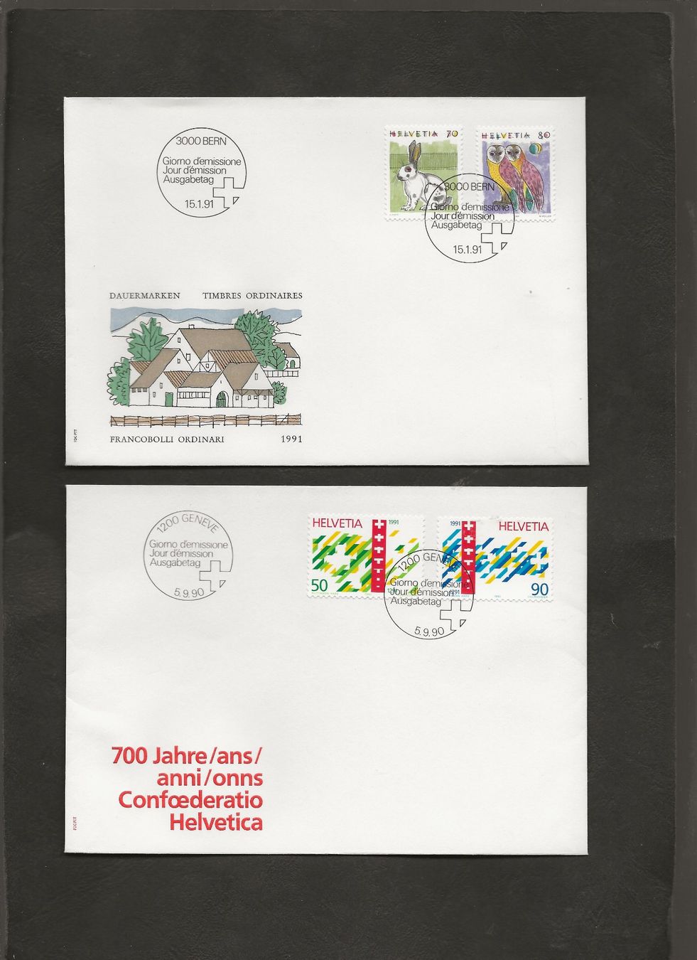 Tutti i francobolli: Schweiz 16 FDC 1989 bis 1992 – Usato da Au ZH venduto da xelagreb01 6