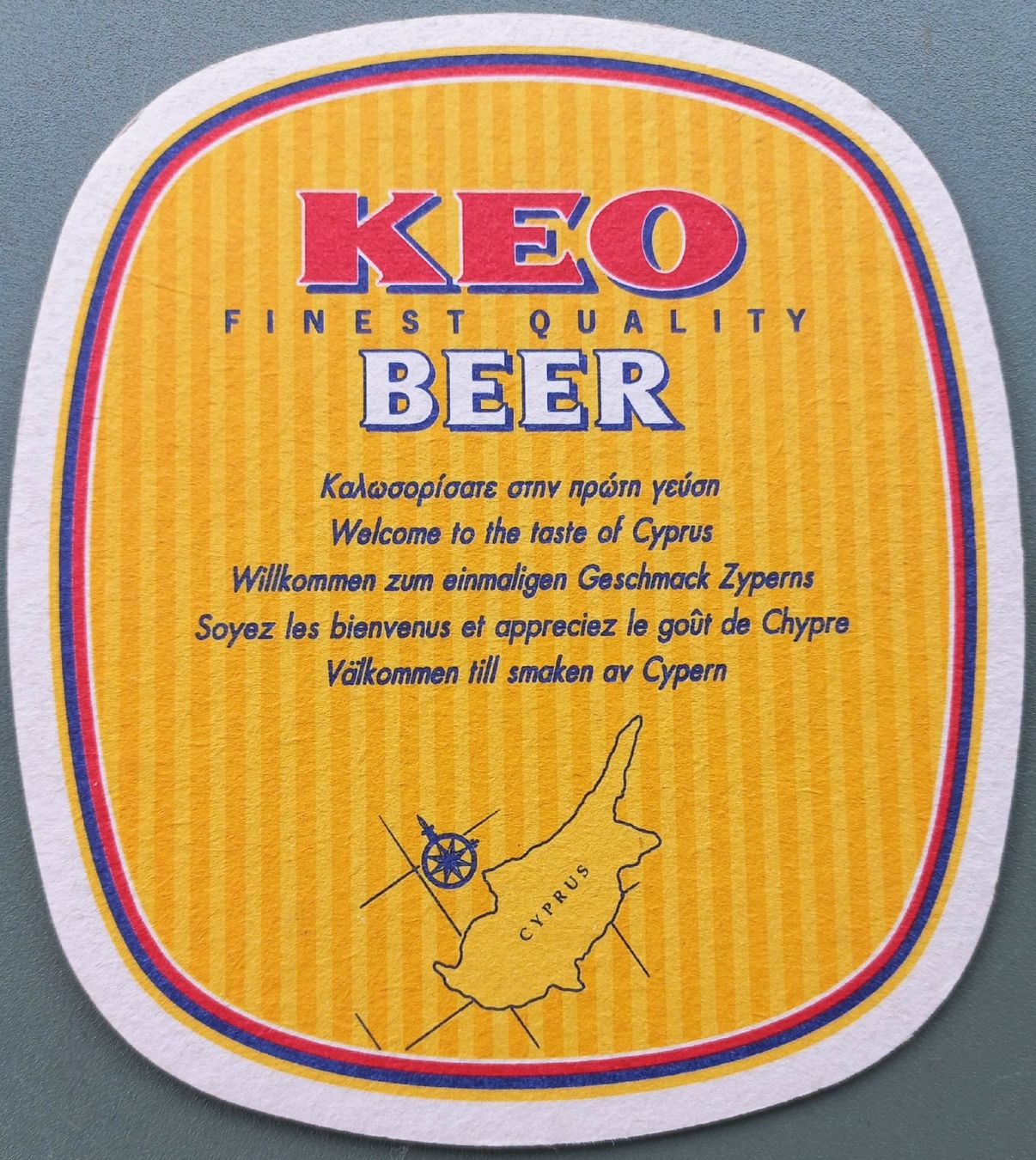 Sottobicchieri: Bierdeckel - KEO Beer CY - Zypern – Usato da Niederuzwil venduto da lubimaja 1