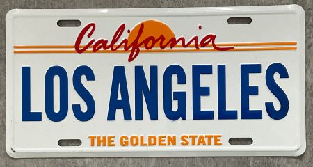California Novelty License Plate