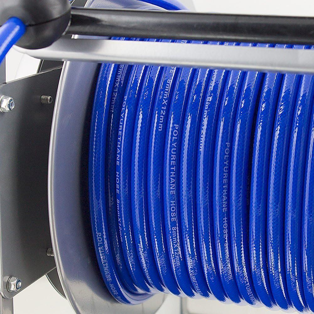 Apparecchi ad aria compressa: BITUXX 30m Druckluft Schlauchtrommel – Nuovo e nell'imballaggio originale da Bottighofen venduto da zaap 5
