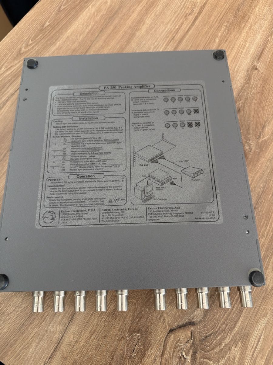 Amplificatori: Amplificateur Extron PA 250  – Usato da Lutry venduto da Thunder1981 2