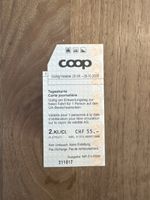Coop Tageskarte 2. Klasse bis 28. Oktober 2026 gültig