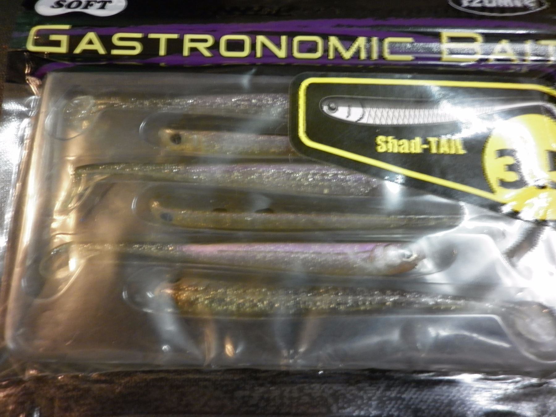 Esche: 6 Gastronomic Bait Shad Tail 3,5" – Nuovo e nell'imballaggio originale da Fribourg venduto da versus702