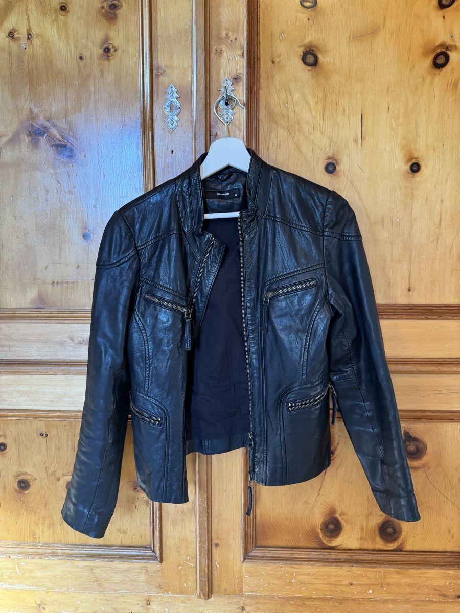 Hallhuber Giacche: Hallhuber Lederjacke Grösse XS/S – Usato da Zürich venduto da 411osmanbey