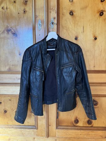 Hallhuber Lederjacke Grösse XS/S