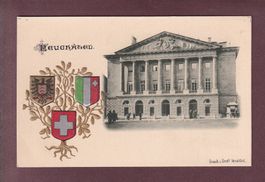 NEUCHÂTEL - Hôtel de Ville - Blasons