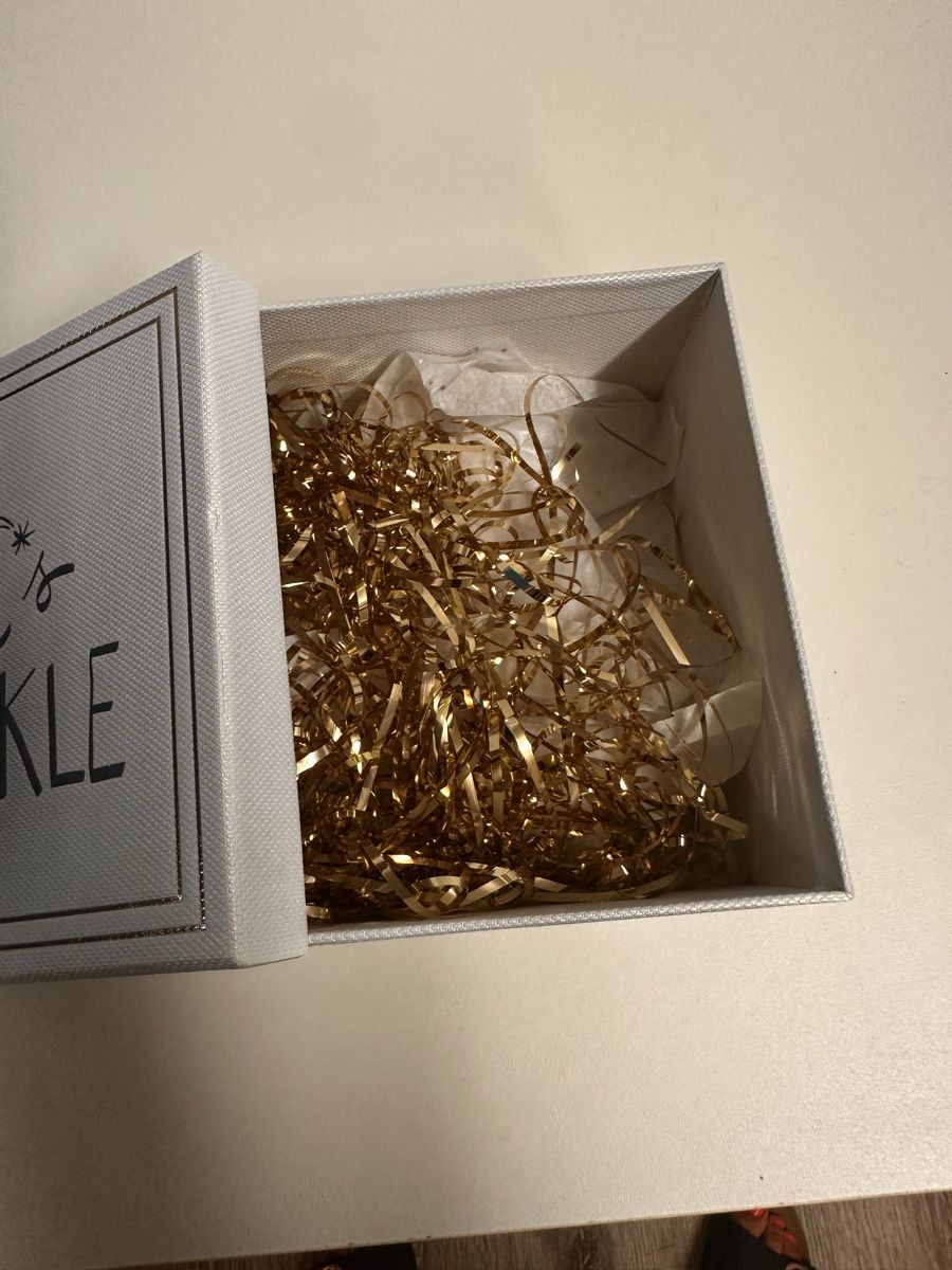 Tutte le decorazioni: Geschenkbox mit Gold Konfetti, "Let's Sparkle", Neu! – Nuovo (secondo la descrizione) da Oberurnen venduto da jasmin2fel 2