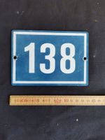 Hausnummer 138, Haus Nr. 138, Hausschild 138