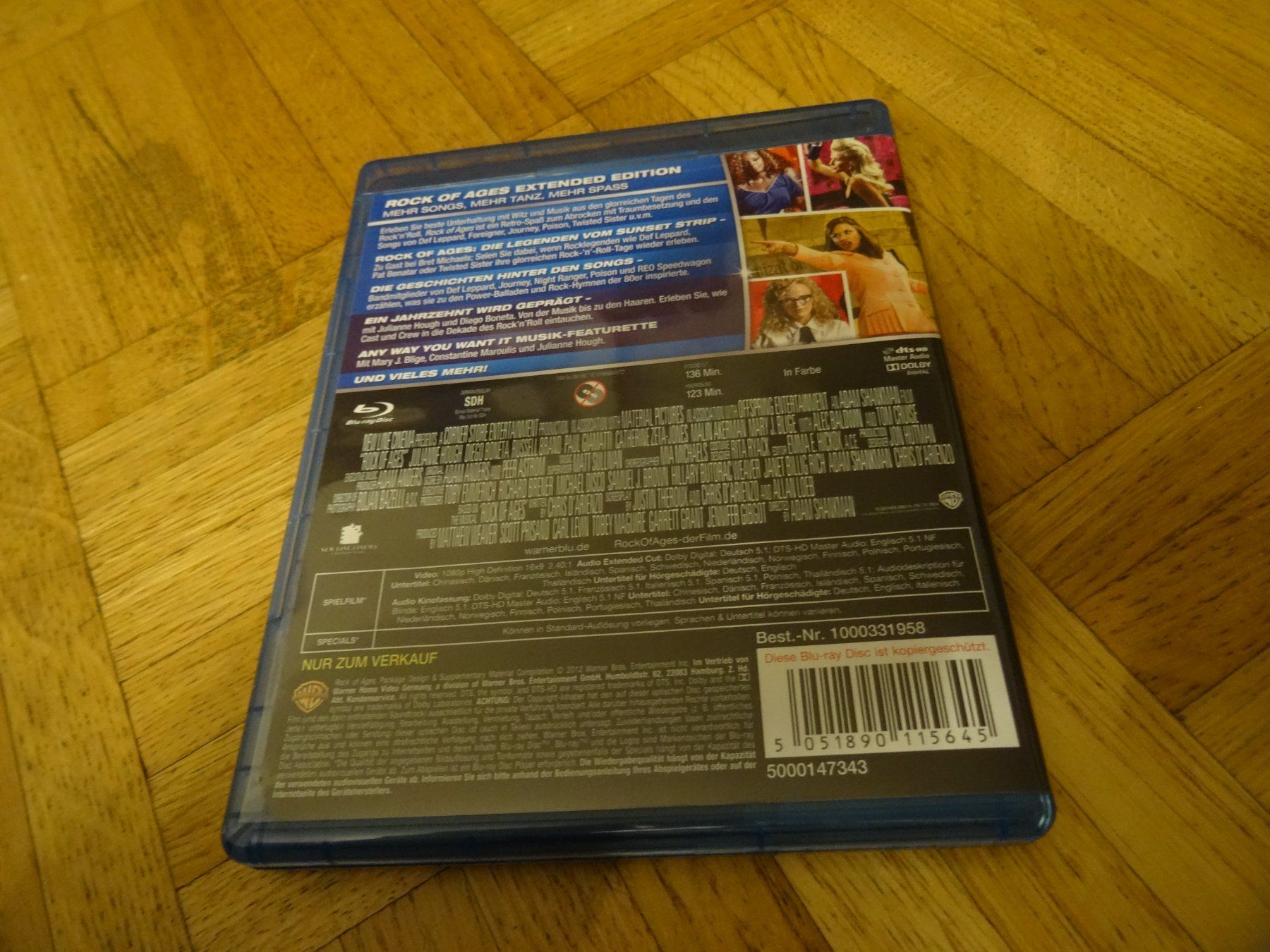 Tutti i DVDs: Rock of Ages BLU-RAY – Usato da Olten venduto da Disc-Verkauf 2